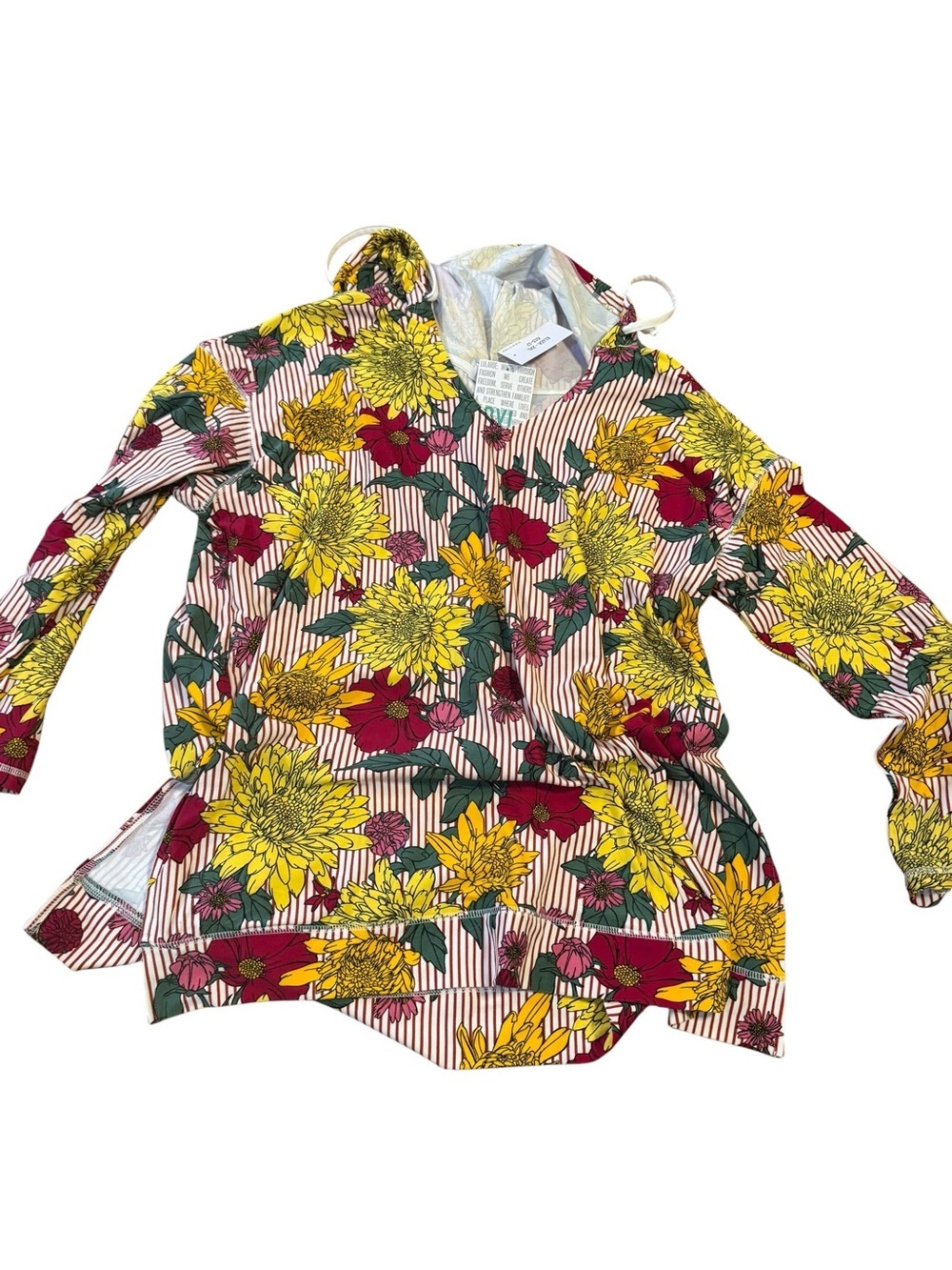 LuLaRoe Cream and Teal '2XL' Size Tag Charm